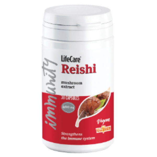 Extract de ciuperca Reishi, 400 mg, Life Care®