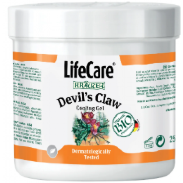 Gel racoritor Gheara Dracului cu plante BIO, (dureri muschi + articulatii), 250ml, Life Care®