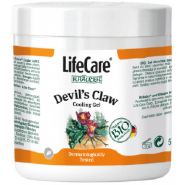 Gel racoritor Gheara Dracului cu plante BIO, 500ml Life Care®