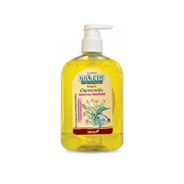 Sapun lichid, cu musetel si galbenele BIO, 500ml, Life Care®