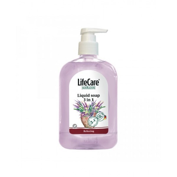 Sapun lichid 3 in 1, cu lavanda + plante BIO, Life Care®, 500ml