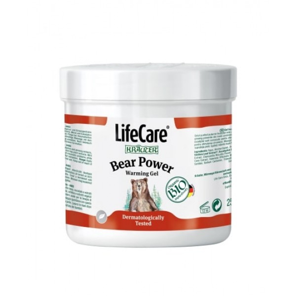 Gel incalzitor, Puterea Ursului®, cu plante BIO (dureri muschi si articulatii), 500ml,  Life Care®