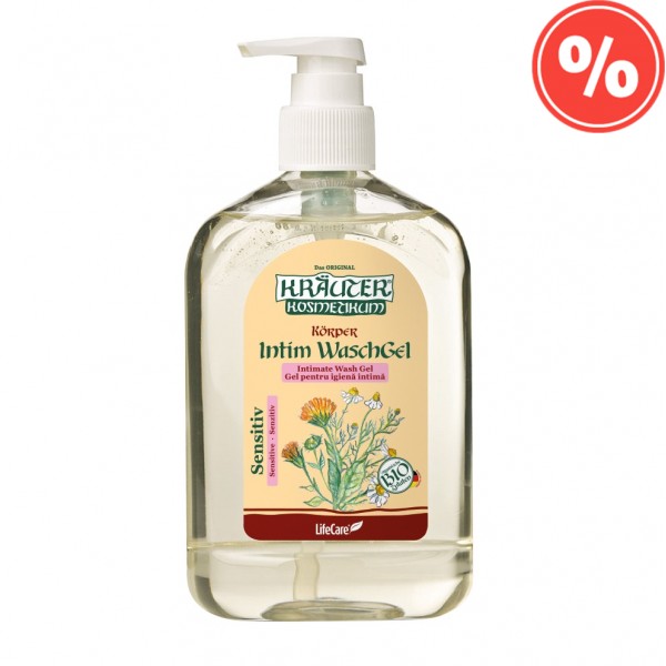 Gel intim cu musetel si plante BIO, 500ml,  Kräuter®