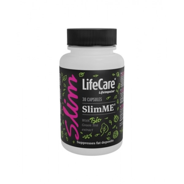SlimMe, cu extract de cafea verde, ceai verde BIO si Garcinia cambogia, Life Care®