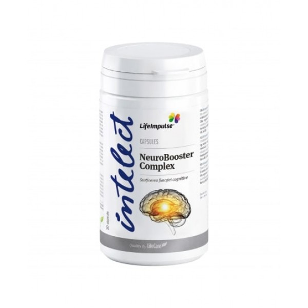 NeuroBooster Complex, vitamine-minerale (pentru memorie + concentrare), Life Impulse® 