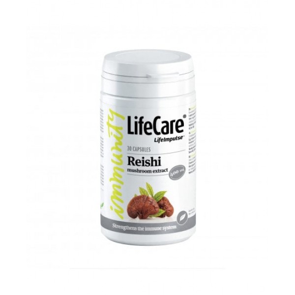 Extract de ciuperca Reishi, 400 mg, Life Care®