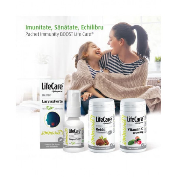 Pachet Immunity BOOST (Stimulează imunitatea, 3 produse),  Life Care®