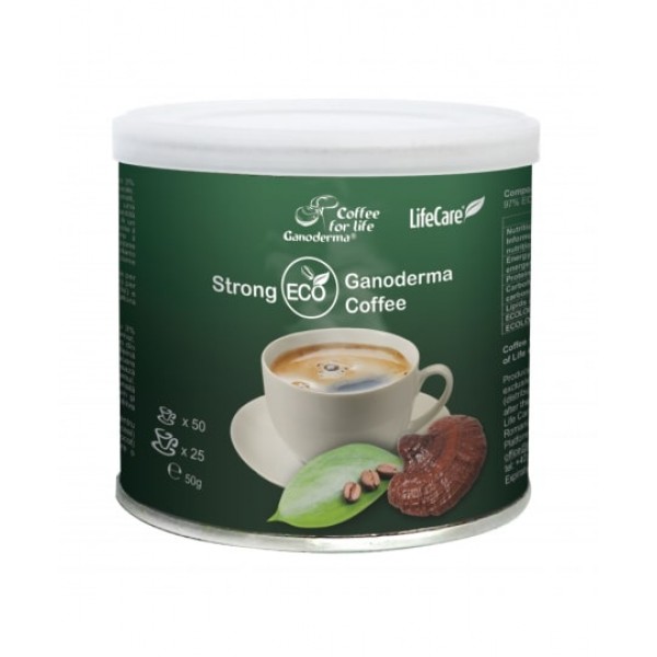 Cafea instant Strong Ganoderma BIO, Coffee for life Ganoderma® 