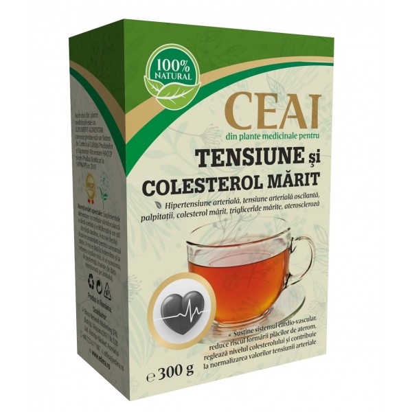 Ceai pentru Tensiune si colesterol marit 300 gr.