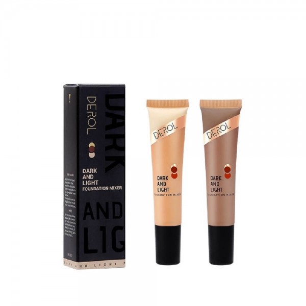 Fond de ten corector (ulei de jojoba) - Foundation mixer Dark and Light, Derol