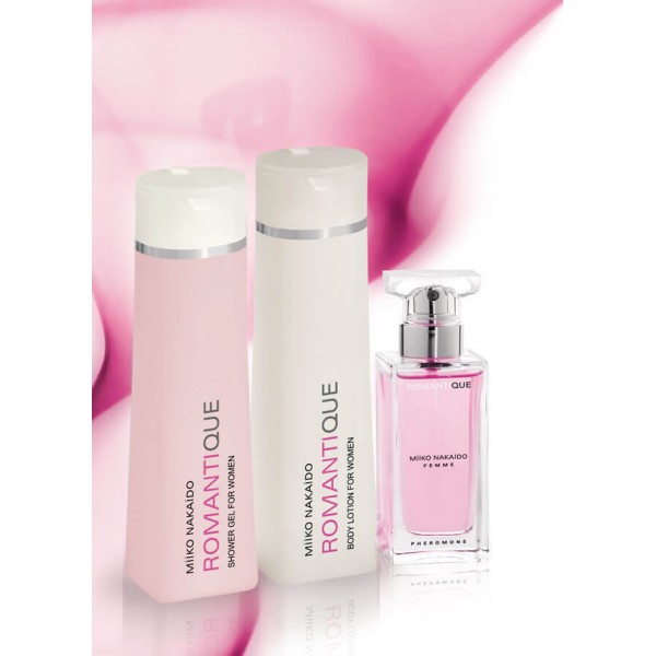Set Parfum si Cosmetice cu feromoni Romantique pentru femei
