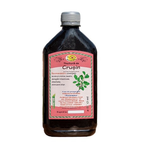 Tinctura de Crușin (constipatie, obezitate), 500ml