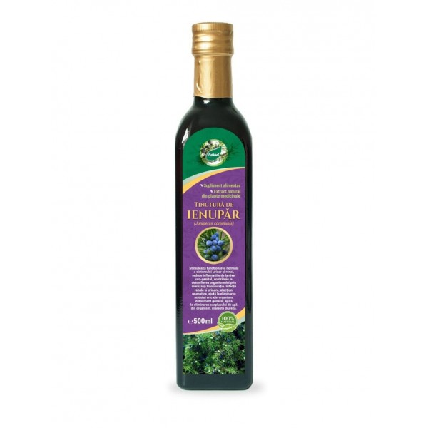 Tinctura Ienupar (pentru infectii urinare, reumatism, detoxifiere), 500 ml