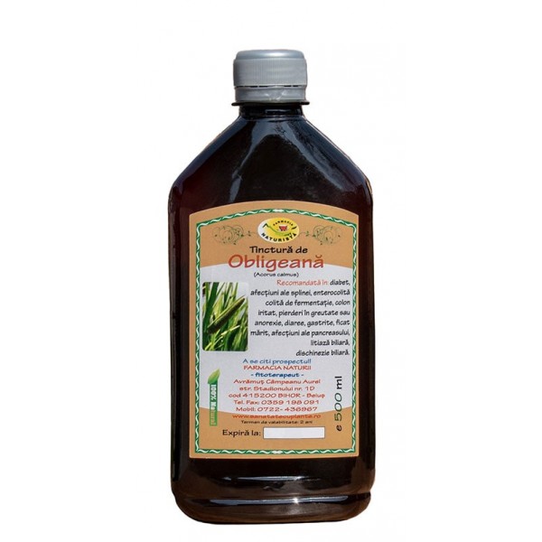 Tinctura Obligeana (3417) (pentru gastrita, ficat marit, depresie), 500ml