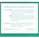 Spuma albire dinti (cu extracte plante + lactobacillus), Vibrant Glamour Whitening Teeth Mousse, 100 gr