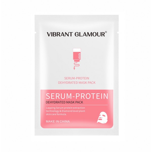 Masca pentru fata cu proteine serice, Vibrant Glamour Serum Protein Face Mask, 1 buc. 