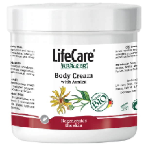 Crema regeneranta pentru corp, cu arnica montana BIO, 250ml, Life Care®