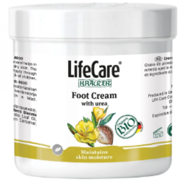 Crema de picioare, cu uree si plante BIO (pentru piele crapata), 250ml, Kräuter®